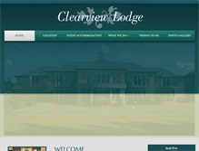Tablet Screenshot of clearviewlodge.com